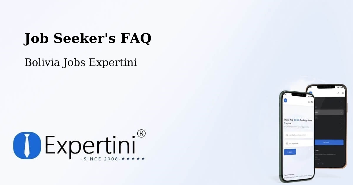 Job Seeker FAQ – Cotoca - Bolivia Jobs Expertini