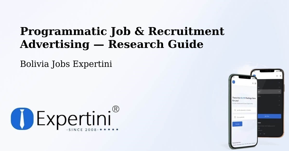Programmatic Job & Recruitment Advertising — Research Guide – Cotoca