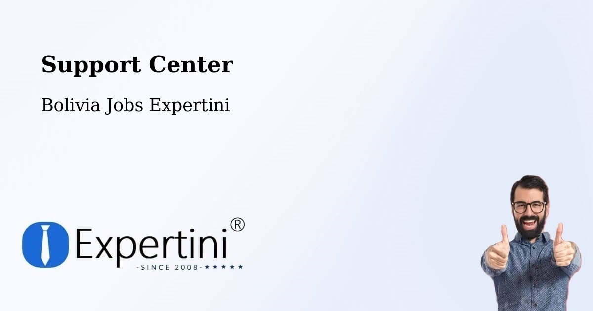 Support Services – Cotoca - Bolivia Jobs Expertini