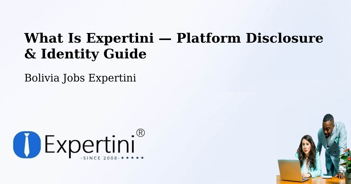 What Is Expertini — Platform Disclosure & Identity Guide – Cotoca